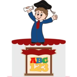 Arquivo Topo Bolo Formatura Menino Studio