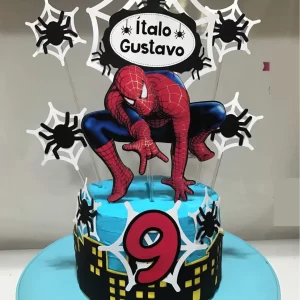 Arquivo Topo Bolo Homem Aranha Studio