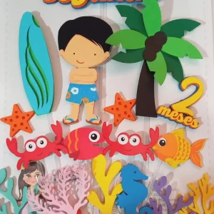 Arquivo Topo Bolo Menino na Praia Studio