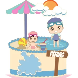 Arquivo Topo De Bolo Férias Studio