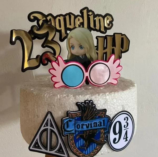 Arquivo Topo De Bolo Harry Potter Menina Studio