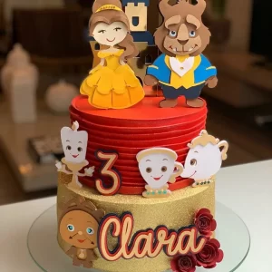 Arquivo Topo de Bolo A Bela e a Fera Studio