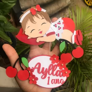 Arquivo Topo de Bolo Cerejinha Studio