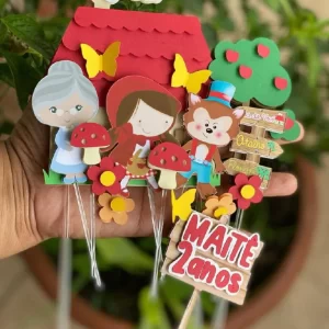 Arquivo Topo de Bolo Chapeuzinho Studio