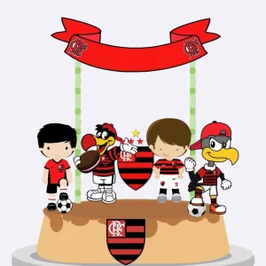 Arquivo Topo de Bolo Flamengo Studio