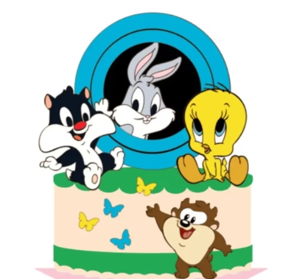 Arquivo Topo de Bolo Looney Tunes Studio