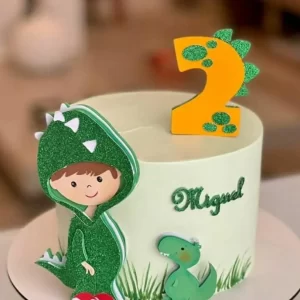 Arquivo Topo de Bolo Menino Dino Studio