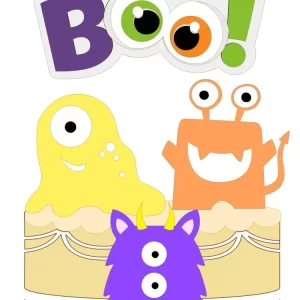 Arquivo Topo de Bolo Mostrinhos Studio