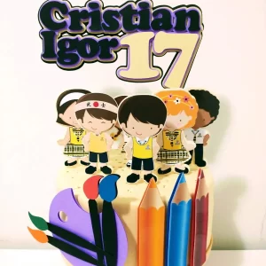 Arquivo Topo de Bolo Novela Carrossel Studio