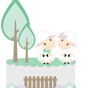 Arquivo Topo de Bolo Ovelha Studio