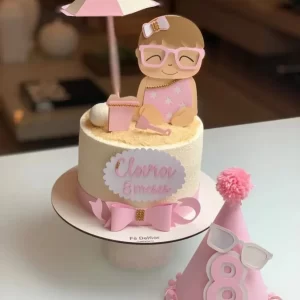 Arquivo Topo de Bolo Praia Menina Studio