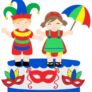 Arquivo Topo de Bolo Tema Carnaval Studio