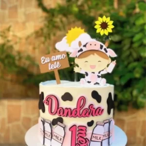 Arquivo Topo de Bolo Vaquinha Tetê Studio