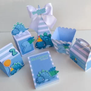 Arquivo de Corte Dinossauros Azul Studio