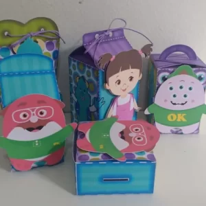 Arquivo de Corte Monstros Sa Studio e Png