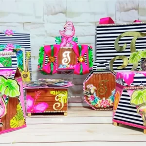 Arquivo de Corte Tema Flamingo Studio