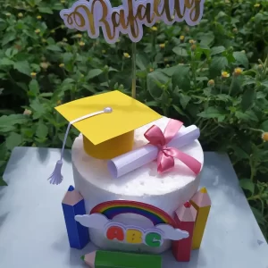 Arquivo de Corte Topo Bolo Formatura Studio