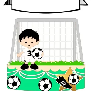 Arquivo de Corte Topo Bolo Futebol Studio