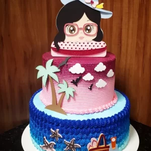 Arquivo de Corte Topo Bolo Praia Studio