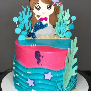 Arquivo de Corte Topo Bolo Sereia Studio