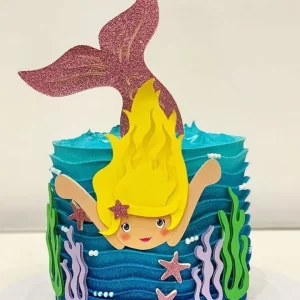 Arquivo de Corte Topo De Bolo Sereia Studio