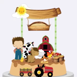 Arquivo de Corte Topo Fazendinha Studio