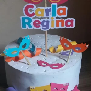 Arquivo de Corte Topo de Bolo Carnaval Studio
