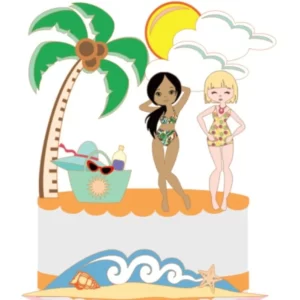 Arquivo de Corte Topo de Bolo Praia Studio