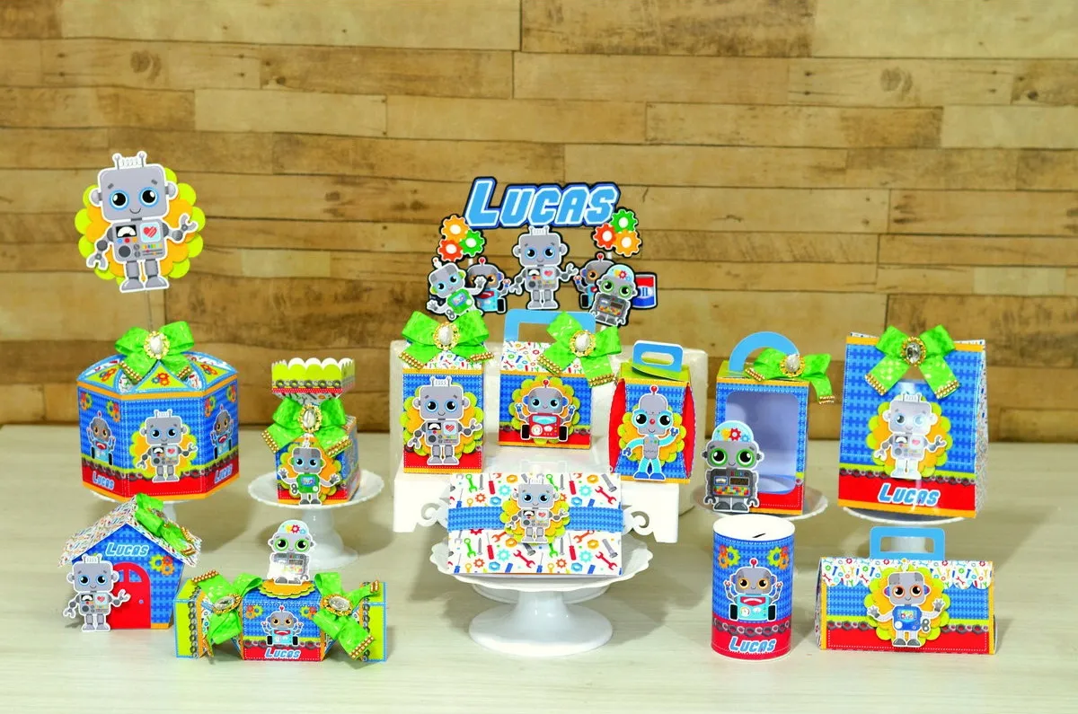 Arquivo de Festa Robô Studio e Pdf