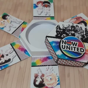 Caixa Explosão Now United Studio, Png e Pdf