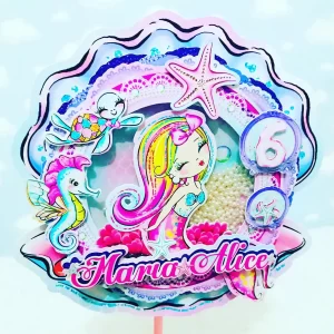 Festa Moldes Digital Sereia Studio e Pdf