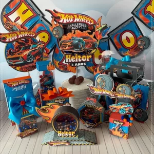 Festa Tema Hot Wheels Studio, Png e Pdf