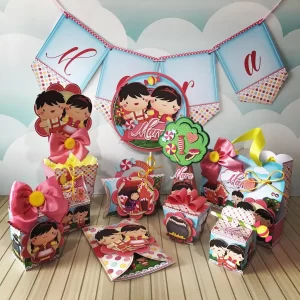 Festa Tema João e Maria Studio, Png e Pdf