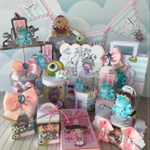 Festa Tema Monstros Sa Studio, Png e Pdf