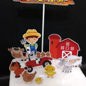 Festa Tema Topo Bolo Fazendinha Studio
