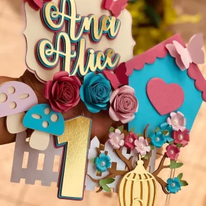 Festa Tema Topo de Bolo Jardim Studio