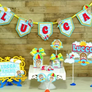 Festa Tema Ursinho Aviador Studio e Pdf