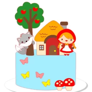 Festa Topo Bolo Chapeuzinho Studio