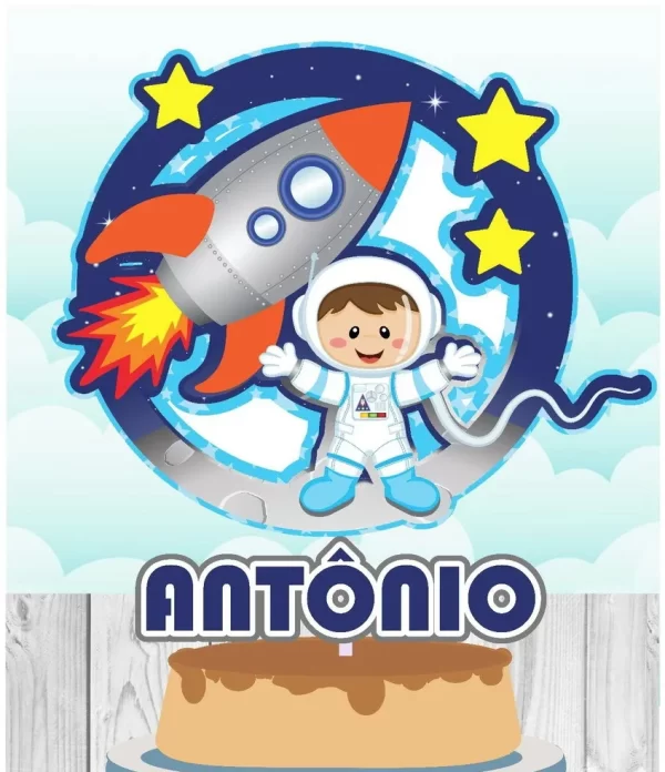 Festa Topo de Bolo Astronauta Studio