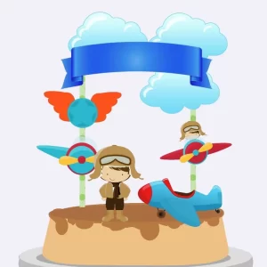 Festa Topo de Bolo Aviador Studio