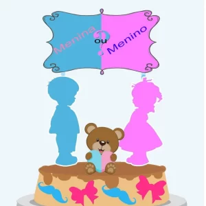 Festa Topo de Bolo Chá Revelação Studio