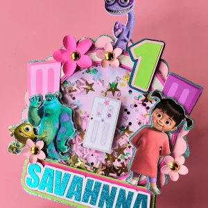 Festa Topo de Bolo Monstros SA Rosa Studio