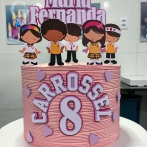 Festa Topo de Bolo Novela Carrossel Studio