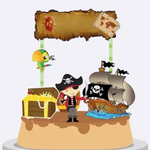 Festa Topo de Bolo Pirata Studio