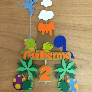 Festa Topo de Bolo Tema Dinossauro Studio