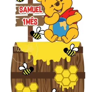 Festa Topo de Bolo Ursinho Pooh Studio