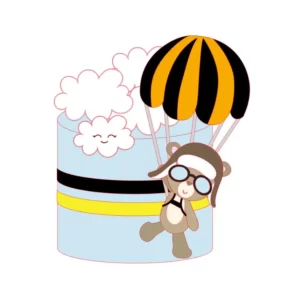 Festa Topo de Bolo Urso Aviador Studio