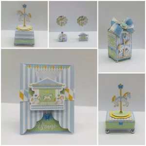 Festa em Casa Carrossel Menino Studio e Pdf