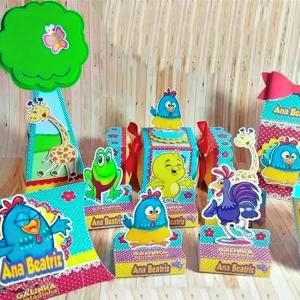 Molde Digital Tema Galinha Pintadinha Studio