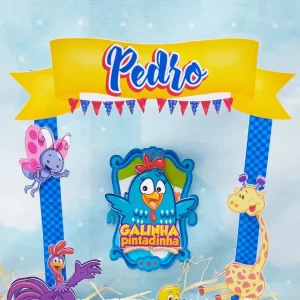 Molde Tema Galinha Pintadinha Studio e Pdf